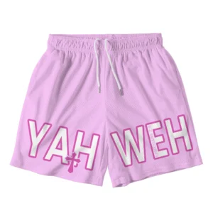 YAHWEH Pink Christian Shorts