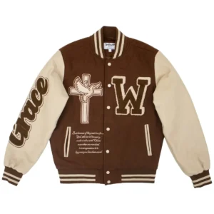 Brown Varsity Unisex Christian Jacket