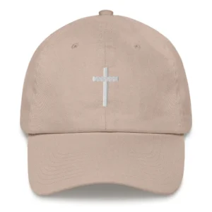 Christian Cross Brown Hat