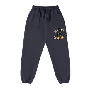 God Is Good Christian Sweatpants Black