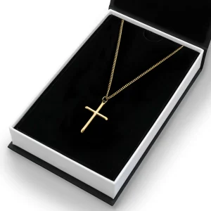The Gold Cross Pendant For Men's | Essentials Collection
